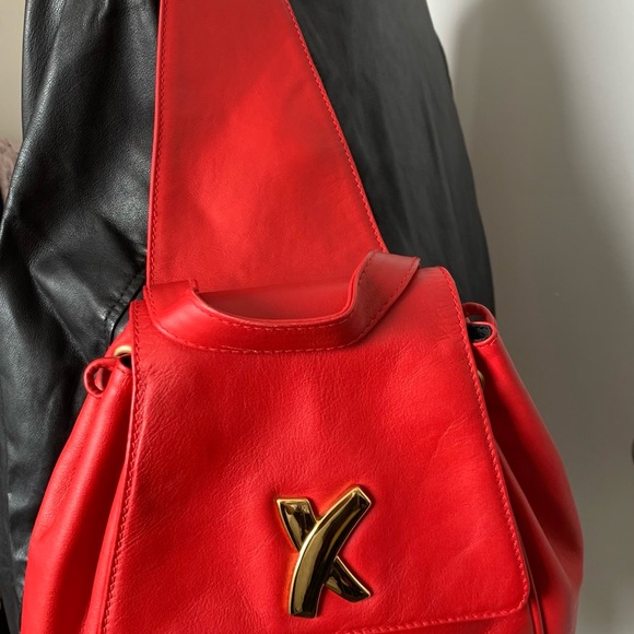 Paloma Picasso Red Leather Bag - Picture 10 of 13